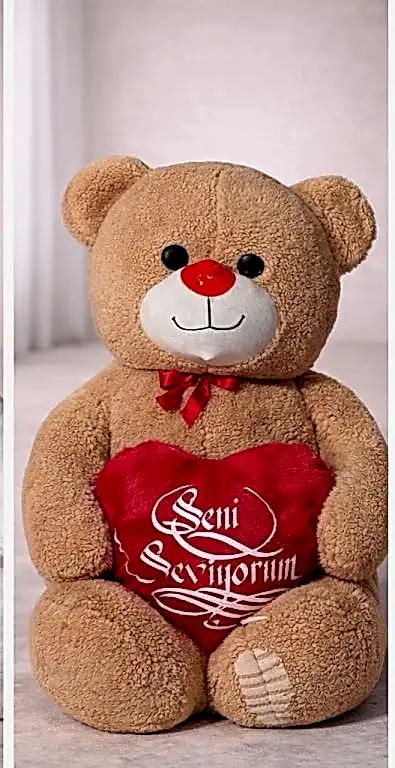 100-120 Cm Kahverengi Peluş Ayıcık
